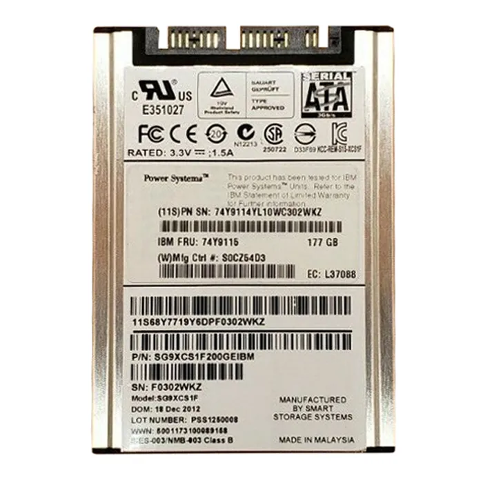 Buy IBM SG9XCS1F | 200GB Multi-Level Cell SATA 3Gb/s 1.8-Inch Solid State Drive Refurbished - $172.16 IBM SG9XCS1F | 200GB Multi-Level Cell SATA 3Gb/s 1.8-Inch Solid State Drive Refurbished - refurbished available on Gotodirect