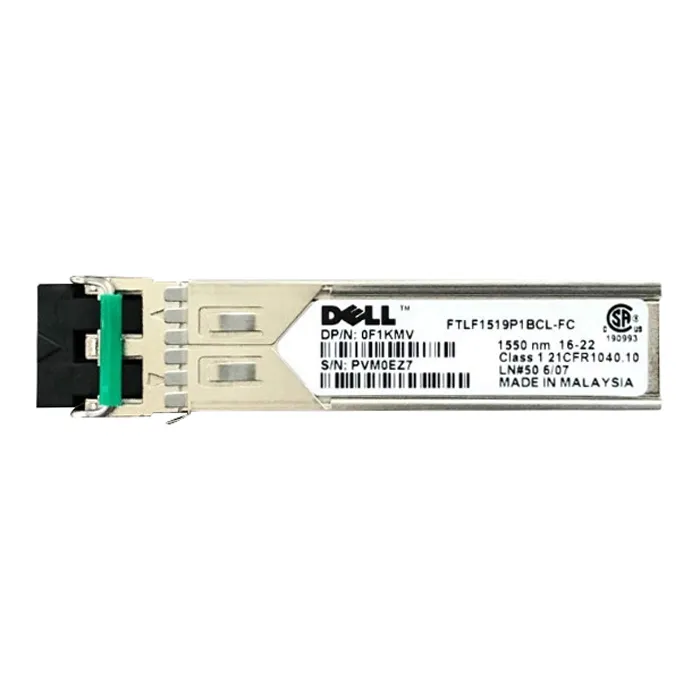 Dell F1KMV | 2Gb/s 1000Base-ZX Single-Mode Fibre 1550nm 80km Duplex LC Connector SFP Transceiver Module Refurbished - Dell refurbished available on Gotodirect
