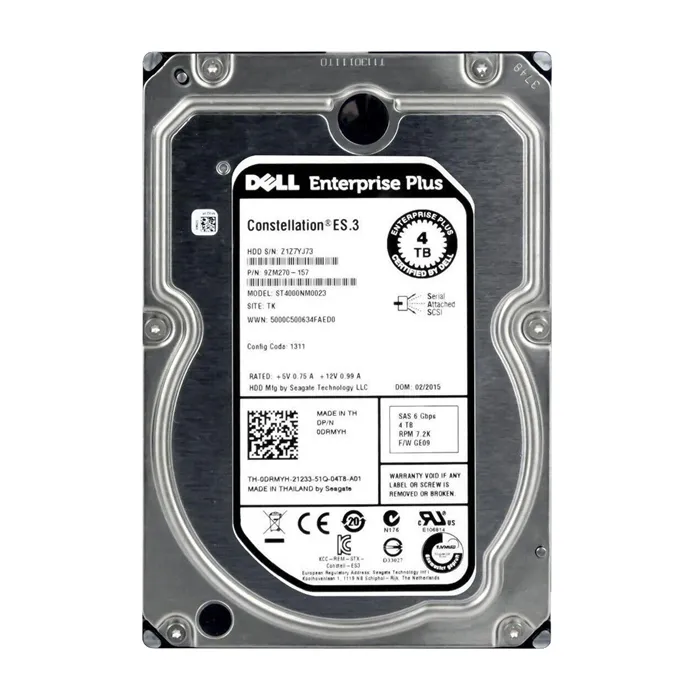 Seagate 9ZM270-157 | Constellation ES.3 Series 4TB 7200RPM SAS 6Gb/s 128MB Cache (CE) 3.5-Inch Hard Drive Refurbished - Seagate refurbished available on Gotodirect