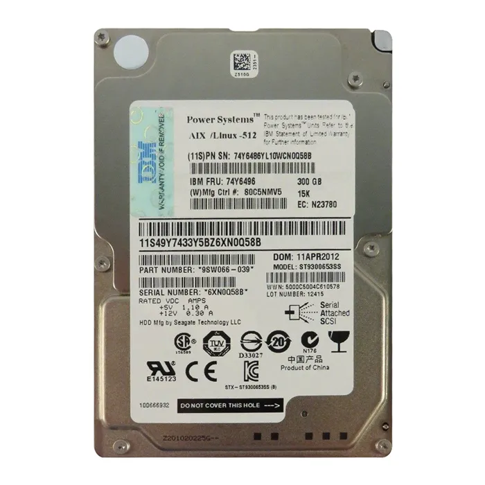 IBM 74Y6486 | 300GB 15000RPM SAS 6Gb/s 2.5-Inch Hard Drive Refurbished -  refurbished available on Gotodirect