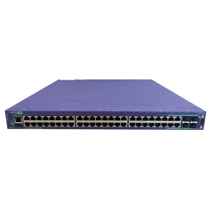 Extreme Networks X480-48T | Summit X480 Series 48 x Ports 1000Base-T + 4 x Ports Shared SFP 1U Rack-mountable Layer 3 Managed Gigabit Ethernet Network Switch Refurbished -  refurbished available on Gotodirect