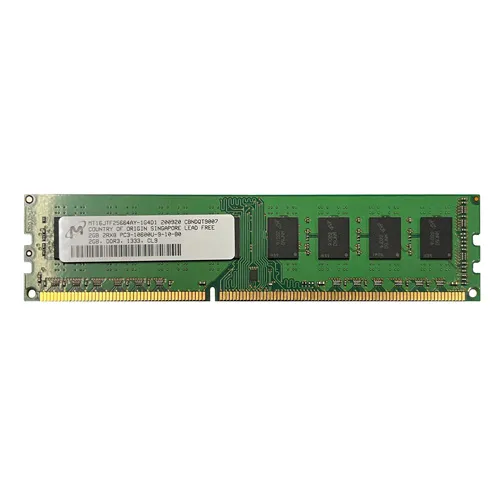 Micron MT16JTF25664AY-1G4D1 | 2GB DDR3-1333MHz PC3-10600 Non-ECC Unbuffered UDIMM CL9 2Rx8 1.5V 240-Pin Memory Module Refurbished -  refurbished available on Gotodirect