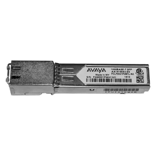 Avaya AA1419043-E6 | 1000BASE-T SFP Copper RJ-45 100m Transceiver Refurbished - Avaya refurbished available on Gotodirect