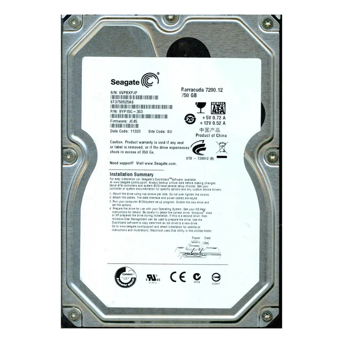 Seagate ST3750525AS | BarraCuda 7200.12 750GB 3.5-inch 6GB/s SATA NCQ 7200RPM 32MB Cache Desktop Hard Drive Refurbished - Seagate refurbished available on Gotodirect