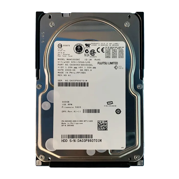 Dell 0HC490 | 300GB 10000RPM Ultra320 SCSI 80-Pin 3.5-Inch Hard Drive Refurbished - Dell refurbished available on Gotodirect