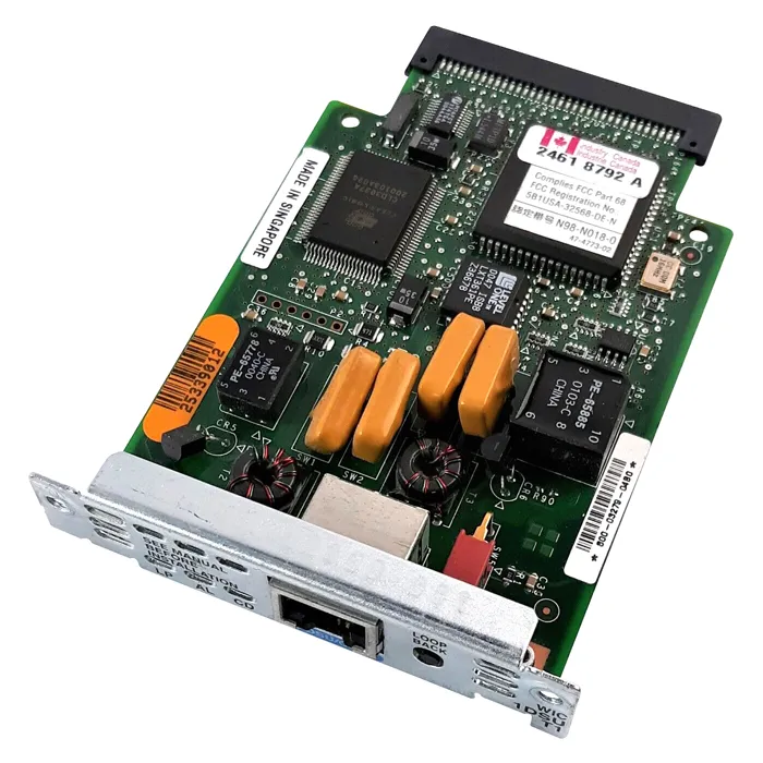 Cisco 800-03279-04-B0 | C2600 T1 DSU/CSU WIC Network Interface Card Module Refurbished - Cisco Systems Inc. refurbished available on Gotodirect