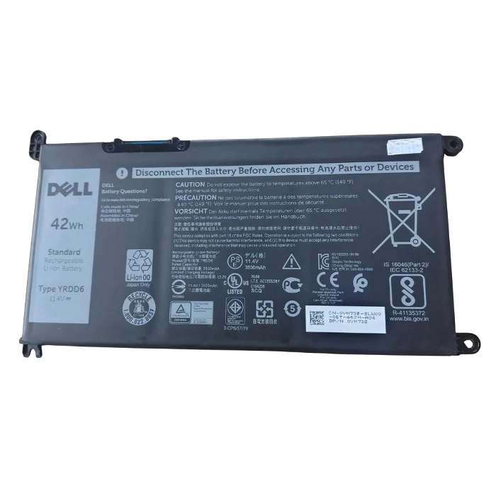 Dell 0VM732 | 11.4V 42Wh 3500mAh Li-ion Battery for Inspiron 15 5584 Refurbished - Dell refurbished available on Gotodirect