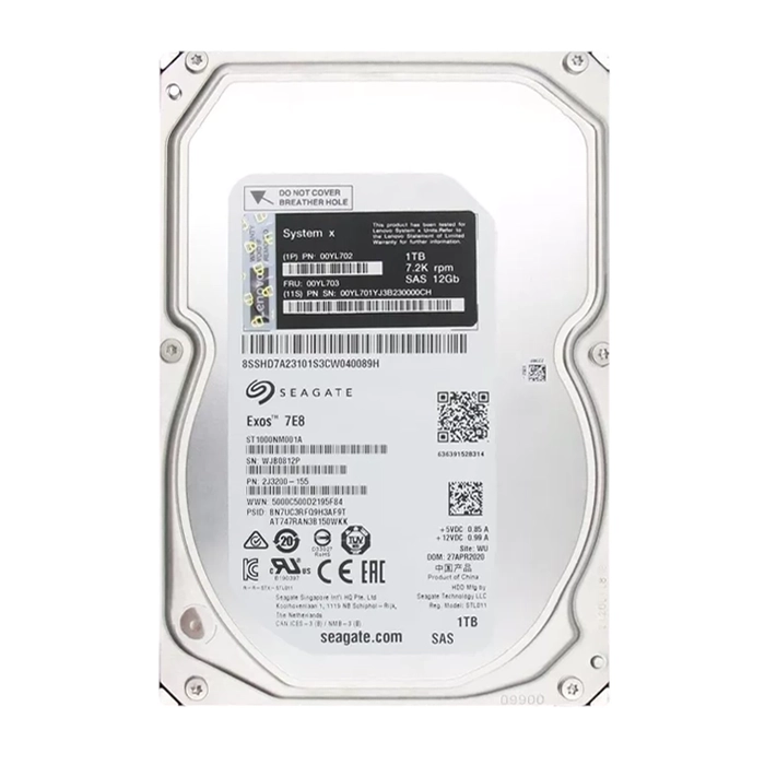 Lenovo 00YL702 | 1TB 7200RPM SAS 12Gb/s Hot Swappable 3.5-Inch Hard Drive for System x3550 M5 Server Refurbished - Lenovo refurbished available on Gotodirect