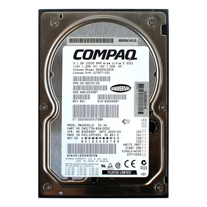 Fujitsu MAG3182LC-3 | 18.2GB 10000RPM Ultra2 SCSI 80-Pin 2MB Cache 3.5-Inch Hard Drive Refurbished - Fujitsu refurbished available on Gotodirect