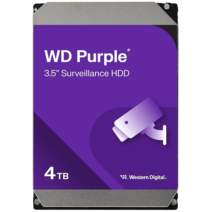 Western Digital WD44PURZ | Purple 4TB 5400RPM SATA 6Gb/s 128MB Cache 3.5-Inch Surveillance Hard Drive Refurbished - Western Digital refurbished available on Gotodirect
