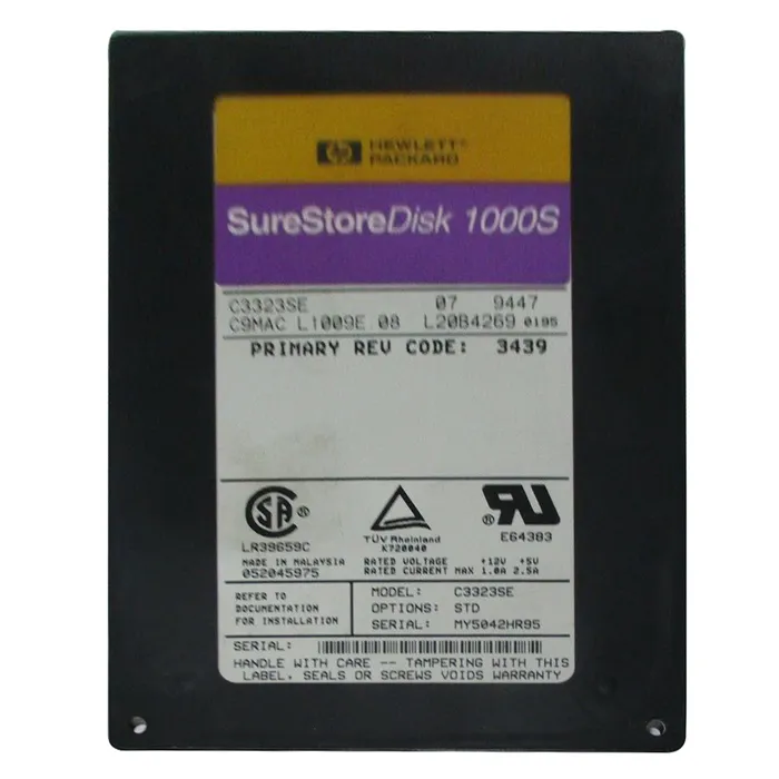 Buy HP C3323SE | SureStoreDisk 1000S 1.05GB 5400RPM SCSI 50-Pin 3.5-Inch Hard Drive Refurbished - $461.61 HP C3323SE | SureStoreDisk 1000S 1.05GB 5400RPM SCSI 50-Pin 3.5-Inch Hard Drive Refurbished - Hewlett-Packard (ou HP en abrégé) refurbished available on Gotodirect