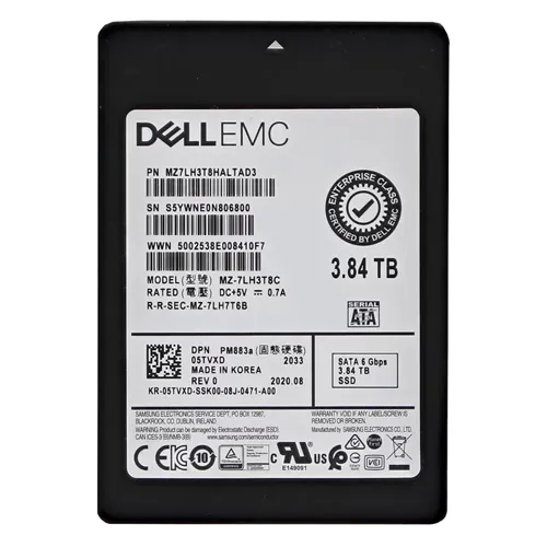 Samsung MZ7LH3T8HALTAD3 | 3.84TB SATA 6Gb/s Read Intensive 2.5-Inch Solid State Drive Refurbished - Samsung refurbished available on Gotodirect