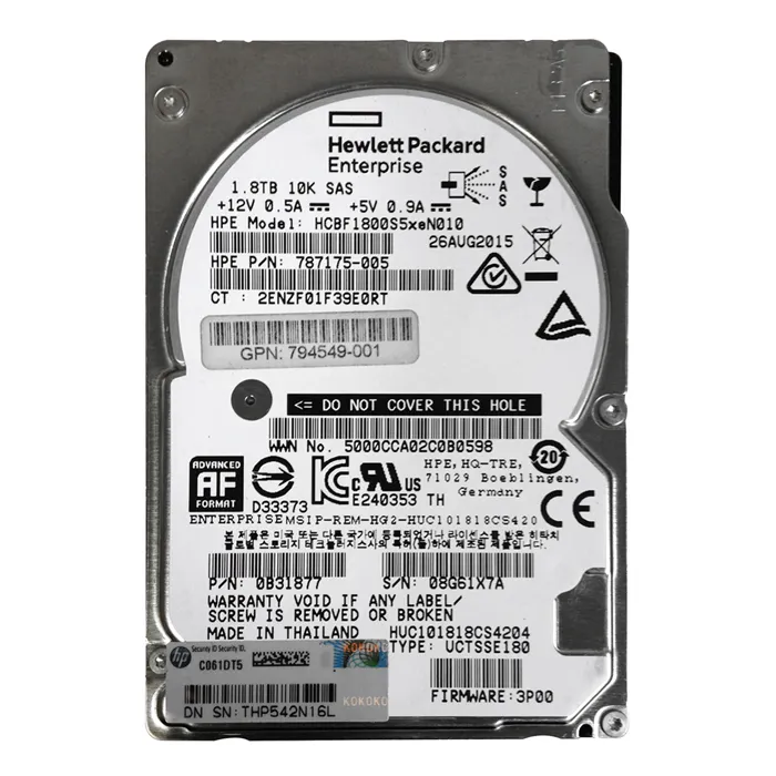 Buy HGST 0B31877 | Ultrastar C10K1800 Series 1.8TB 10520RPM SAS 12Gb/s 128MB Cache 512n 2.5-inch Hard Drive Refurbished - $287.78 HGST 0B31877 | Ultrastar C10K1800 Series 1.8TB 10520RPM SAS 12Gb/s 128MB Cache 512n 2.5-inch Hard Drive Refurbished - HGST (a subsidiary of Western Digital) refurbished available on Gotodirect