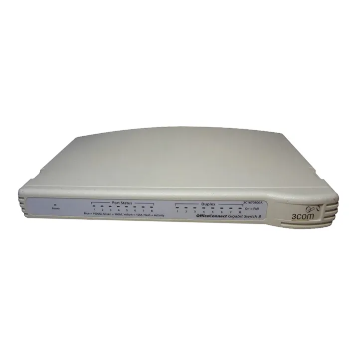 3Com 3C1670800A | OfficeConnect 8 x RJ-45 Ports 10/100/1000Base-T Layer 2 Managed Rack-mountable Gigabit Ethernet Network Switch Refurbished -  refurbished available on Gotodirect