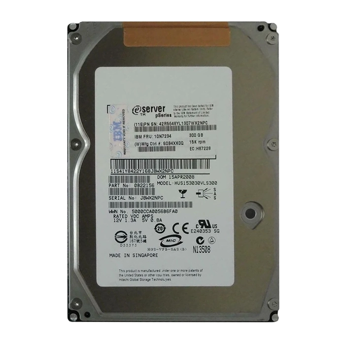 IBM 10N7234 | 300GB 15000RPM SAS 3Gb/s 3.5-Inch LFF Hard Drive Refurbished -  refurbished available on Gotodirect