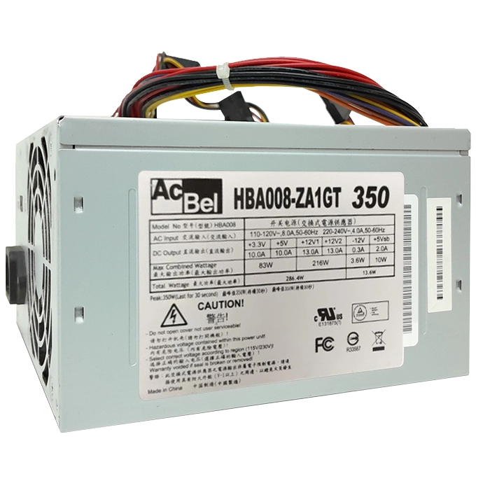 Buy AcBel HBA008-ZA1GT | 350-Watts 220-240V AC 4A ATX Power Supply Unit Refurbished - $199.74 AcBel HBA008-ZA1GT | 350-Watts 220-240V AC 4A ATX Power Supply Unit Refurbished - refurbished available on Gotodirect