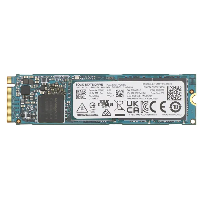 Lenovo 01LX200 | 256GB Triple-Level Cell PCI Express NVMe 3.0 x4 M.2 2280 Solid State Drive Refurbished - Lenovo refurbished available on Gotodirect