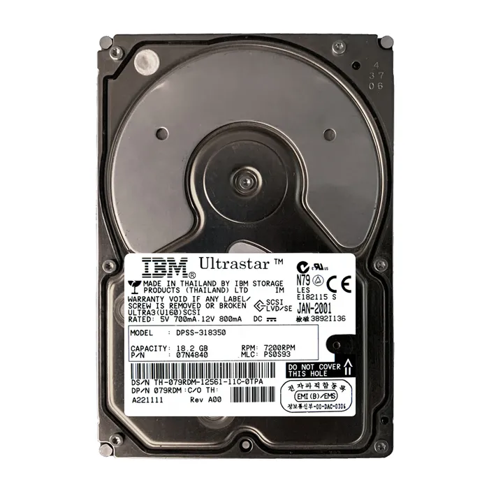 Dell 79RDM | 18.2GB 7200RPM Wide Ultra2 SCSI 1MB Cache 80-Pin 3.5-Inch Hard Drive Refurbished - Dell refurbished available on Gotodirect