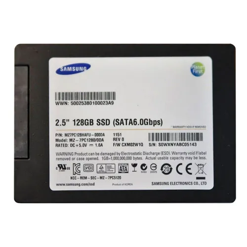 Samsung MZ7PC128HAFU-000DA | PM830 Series 128GB Multi-Level Cell SATA 6Gb/s 2.5-Inch Solid State Drive Refurbished - Samsung refurbished available on Gotodirect