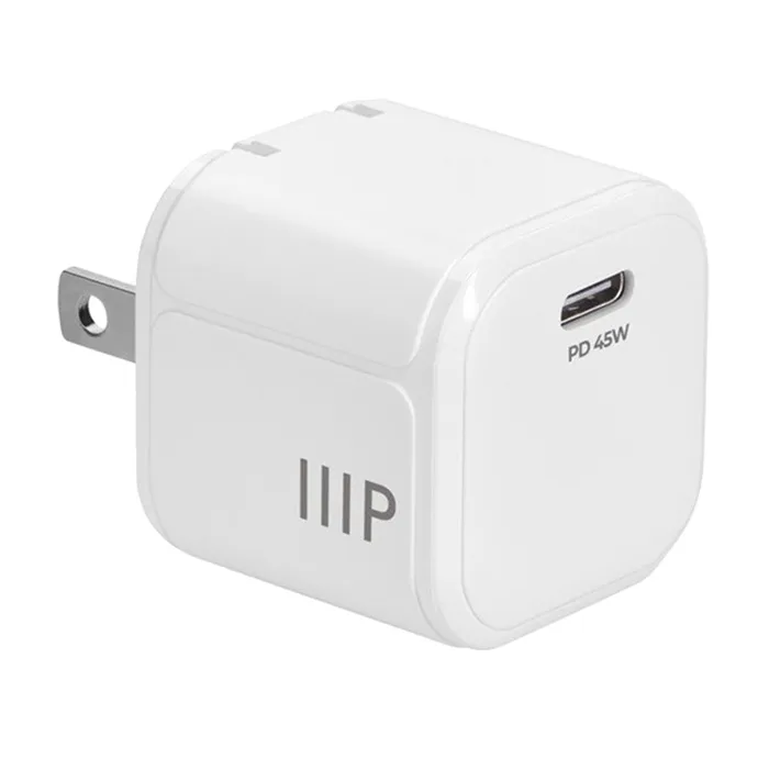Monoprice 44909 | 45W USB-C Mini Cubic GaN Charger White Refurbished -  refurbished available on Gotodirect