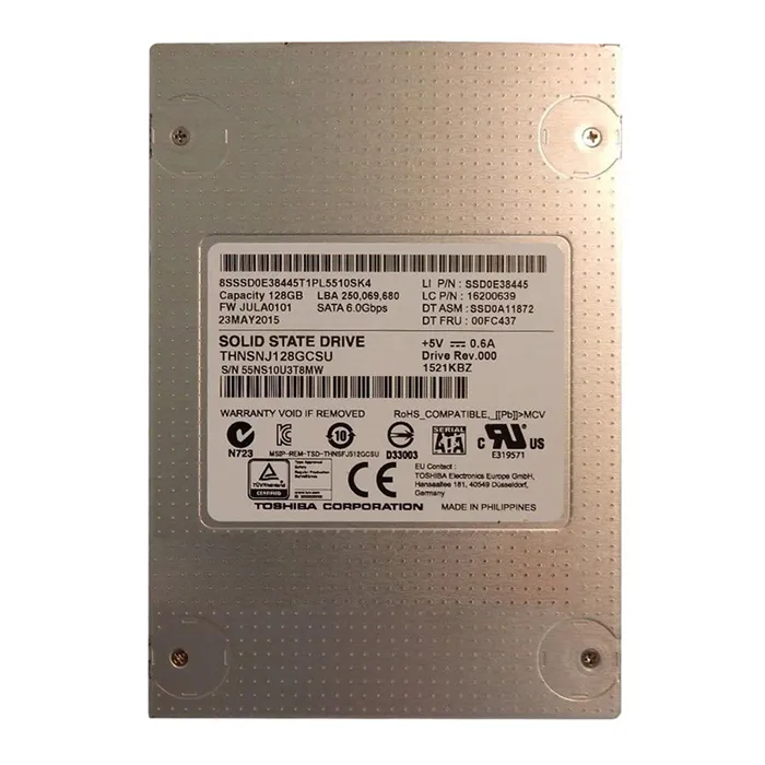 Toshiba THNSNJ128GCSU | HG6 128GB SATA 6Gb/s 2.5-Inch Solid State Drive Refurbished - Toshiba refurbished available on Gotodirect