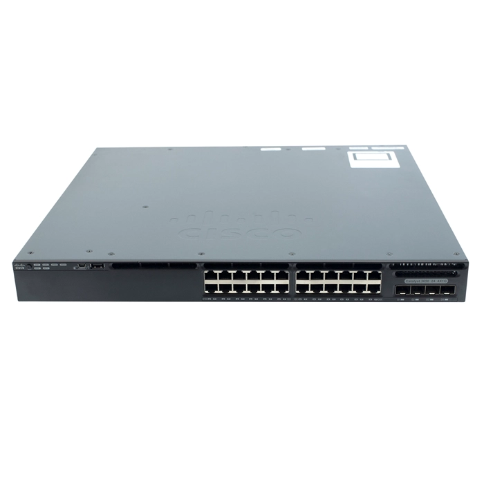 Cisco WS-C3650-24TS-L= | Catalyst 3650 Series 3650-24TS 24 x RJ-45 Ports 10/100/1000Base-T + 4 x SFP Ports Layer 3 Managed rack-mountable Gigabit Ethernet Network Switch Refurbished - Cisco Systems Inc. refurbished available on Gotodirect