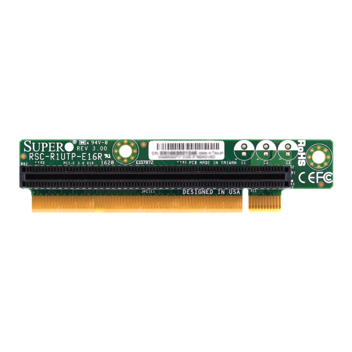 Supermicro RSC-R1UTP-E16R | PCI Express 3.0 x16 1U Riser Card for 2027PR-DTR/6027PR-DC0R Refurbished -  refurbished available on Gotodirect