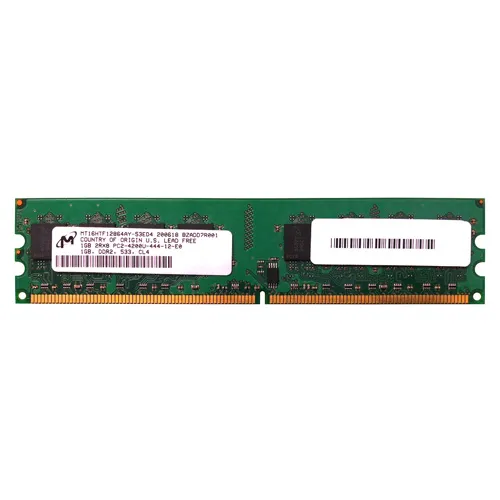 Micron MT16HTF12864AY-53ED4 | 1GB DDR2-533MHz PC2-4200 Non-ECC Unbuffered UDIMM CL4 2Rx8 1.8V 240-Pin Memory Module Refurbished -  refurbished available on Gotodirect
