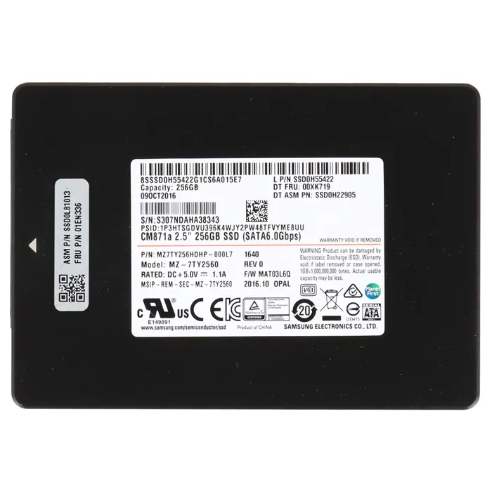 IBM 01EN336 | 256GB TLC SATA 6GB/s 2.5-Inch Internal Solid State Drive Refurbished -  refurbished available on Gotodirect