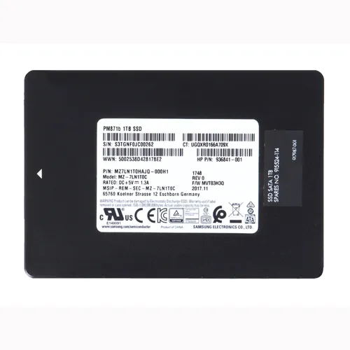 HP 917987-001 | 1TB SATA 6Gb/s (SFF) 2.5-Inch Solid State Drive Refurbished - Hewlett-Packard (ou HP en abrégé) refurbished available on Gotodirect