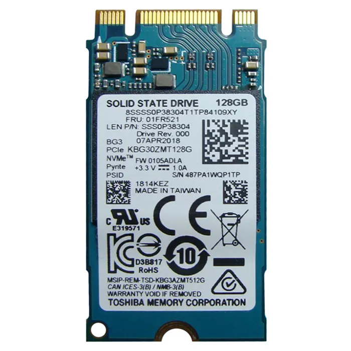 Lenovo 01FR521 | 128GB TLC PCI Express 3.0 x2 NVMe M.2 2242 Internal Solid State Drive Refurbished - Lenovo refurbished available on Gotodirect