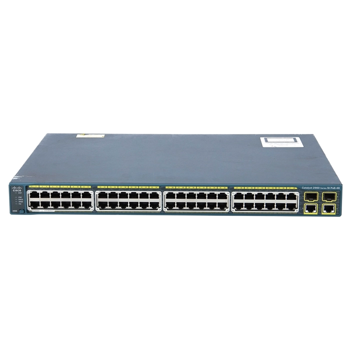 Buy Cisco WS-C2960+48PST-S-RF | Catalyst 2960-Plus Series 2960+48PST 48 x RJ-45 Ports 10/100Base-TX + 2 x GE (RJ-45) Ports + 2 x SFP Ports Layer 2 Managed 1U Rack-Mountable Gigabit Ethernet Network Switch Refurbished - $459.09 Cisco WS-C2960+48PST-S-RF | Catalyst 2960-Plus Series 2960+48PST 48 x RJ-45 Ports 10/100Base-TX + 2 x GE (RJ-45) Ports + 2 x SFP Ports Layer 2 Managed 1U Rack-Mountable Gigabit Ethernet Network Switch Refurbished - Cisco Systems Inc. refurbished available on Gotodirect