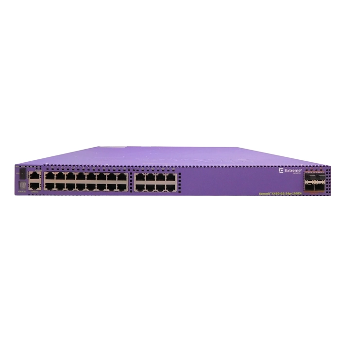 Extreme Networks 16177 | Switching X440-G2 Series X450-G2-24P-10GE4 24 x Ports PoE+ 1GBase-T + 4 x Ports SFP+ Layer 3 Managed 1U Rack-Mountable Gigabit Ethernet Network Switch Refurbished -  refurbished available on Gotodirect