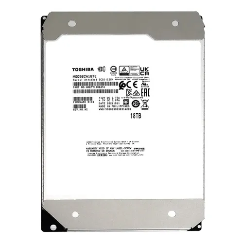 Toshiba MG09SCA18TE | MG09 Series 18TB 7200RPM SAS 12Gb/s 512MB Cache (512e) Enterprise Hard Drive Refurbished - Toshiba refurbished available on Gotodirect