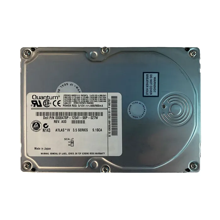 Dell KN09J461 | 9.1GB 7200RPM Ultra Wide SCSI Single-Ended Narrow 50-Pin 3.5-Inch Hard Drive Refurbished - Dell refurbished available on Gotodirect