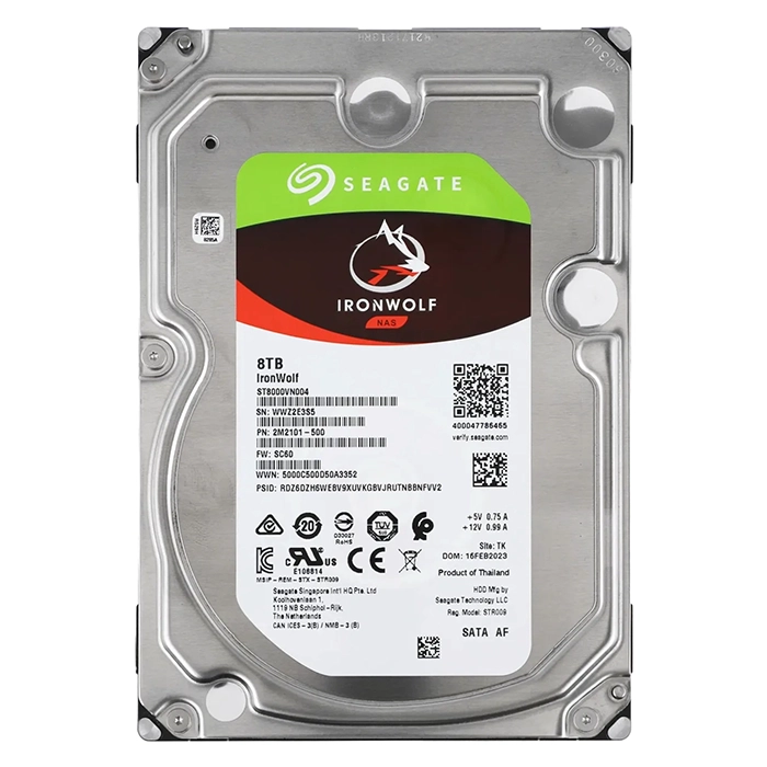 Seagate ST8000VN004 | IronWolf Air 8TB 3.5-inch 6GB/s SATA 7200RPM 256MB Cache NAS Hard Drive Refurbished - Seagate refurbished available on Gotodirect