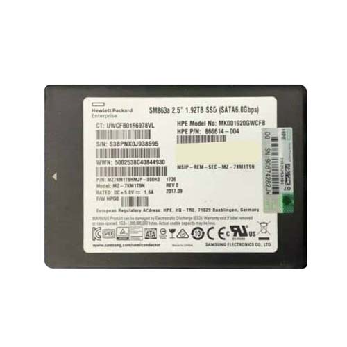HP MK001920GWCFB | 1.92TB SATA 6Gb/s Hot-Pluggable Mixed Use 3.5-Inch Hybrid Solid State Drive for ProLiant Servers Refurbished - Hewlett-Packard (ou HP en abrégé) refurbished available on Gotodirect