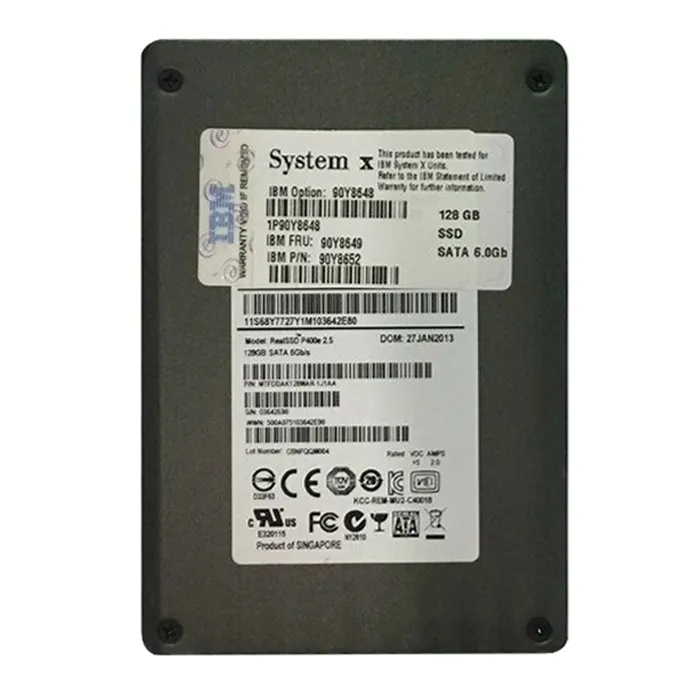 IBM 90Y8652 | 128GB Multi-Level Cell SATA 6Gb/s Hot Swappable 2.5-Inch Solid State Drive Refurbished -  refurbished available on Gotodirect