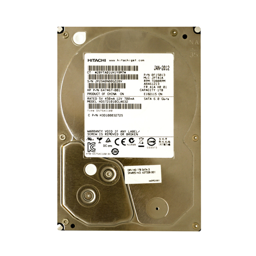 HP 637328-001 | 1TB 7200RPM SATA 6Gb/s NCQ 64MB Cache LFF 3.5-inch Midline Hard Drive for Workstation Refurbished - Hewlett-Packard (ou HP en abrégé) refurbished available on Gotodirect