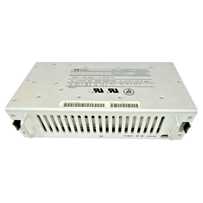 HP DG3-5CBDDC | 370-Watts 100-240V 7A 50-60Hz Hot-Swappable Power Supply Refurbished - Hewlett-Packard (ou HP en abrégé) refurbished available on Gotodirect