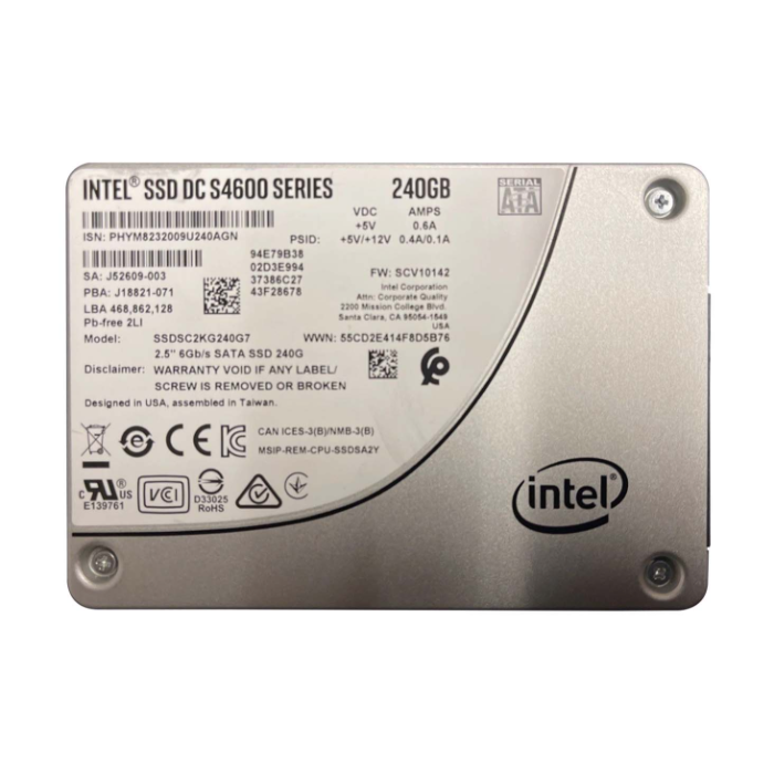 Buy Intel SSDSC2KG240G7 | DC S4600 240GB Triple-Level Cell SATA 6Gb/s 2.5-Inch Solid State Drive Refurbished - $343.33 Intel SSDSC2KG240G7 | DC S4600 240GB Triple-Level Cell SATA 6Gb/s 2.5-Inch Solid State Drive Refurbished - Intel refurbished available on Gotodirect