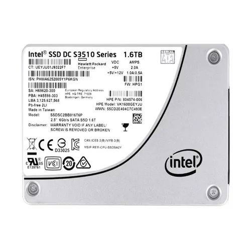 HP VK1600GEYJU | 1.6TB SATA 6Gb/s Hot-Pluggable Read Intensive Enterprise Solid State Drive for ProLiant Servers Refurbished - Hewlett-Packard (ou HP en abrégé) refurbished available on Gotodirect