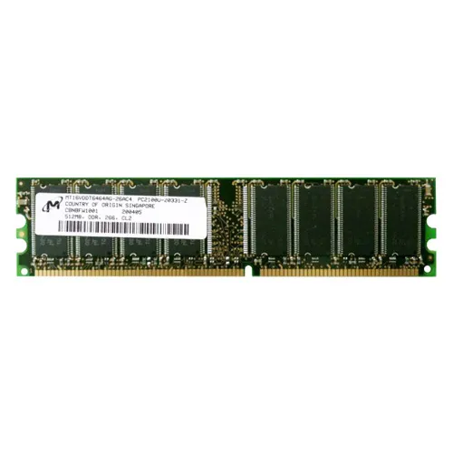 Micron MT16VDDT6464AG-26AC4 | 512MB DDR-266MHz PC-2100 Non-ECC Unbuffered UDIMM CL2.5 2Rx8 2.5V 184-Pin Memory Module Refurbished -  refurbished available on Gotodirect