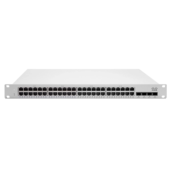 Cisco MS320-48LP-HW | Meraki MS320 Series MS320-24LP 48 x RJ-45 Ports PoE 10/100/1000Base-T + 4 x SFP+ Ports Layer 3 Managed Rack-mountable Gigabit Ethernet Network Switch Refurbished - Cisco Systems Inc. refurbished available on Gotodirect
