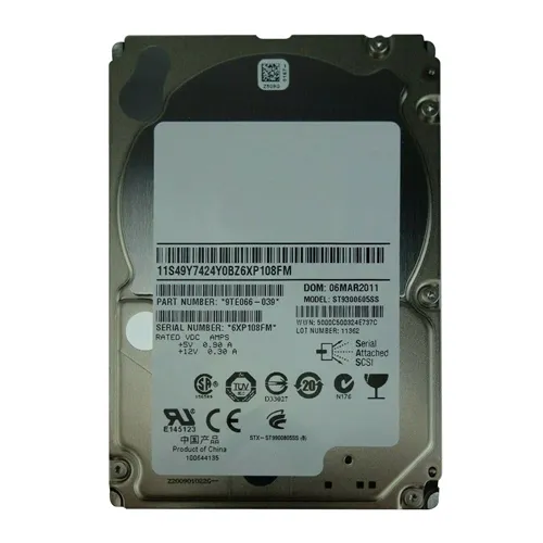 IBM 49Y7424 | 300GB 10000RPM SAS 6Gb/s 64MB Cache 2.5-Inch Hard Drive Refurbished -  refurbished available on Gotodirect