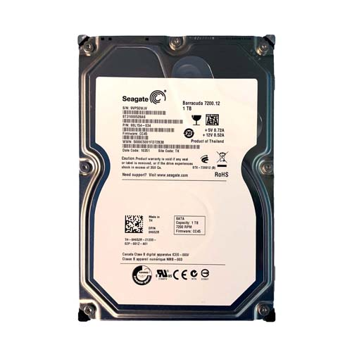 Seagate ST31000528AS | BarraCuda 7200.12 Series 1TB 7200RPM SATA 3Gb/s 32MB Cache (512) 3.5-Inch Hard Drive Refurbished - Seagate refurbished available on Gotodirect