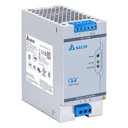 Delta DRM-24V240W1PN | 240-Watt 24V 10A DIN Rail Power Supply Refurbished -  refurbished available on Gotodirect