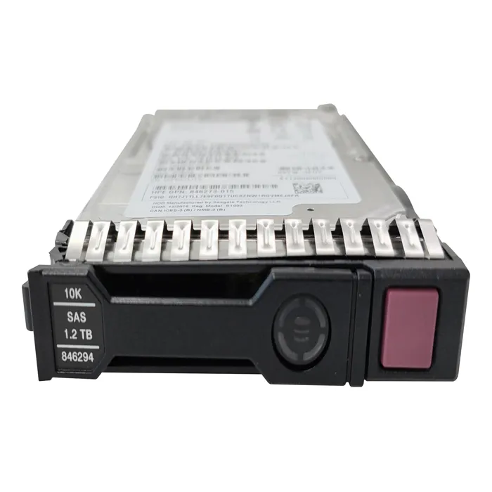 HP 846294-001 | 1.2TB 10000RPM SAS 12Gb/s Hot-Pluggable (512n) SFF 2.5-inch Enterprise Hard Drive for Gen8/10 ProLiant Server/Storage Array Refurbished - Hewlett-Packard (ou HP en abrégé) refurbished available on Gotodirect