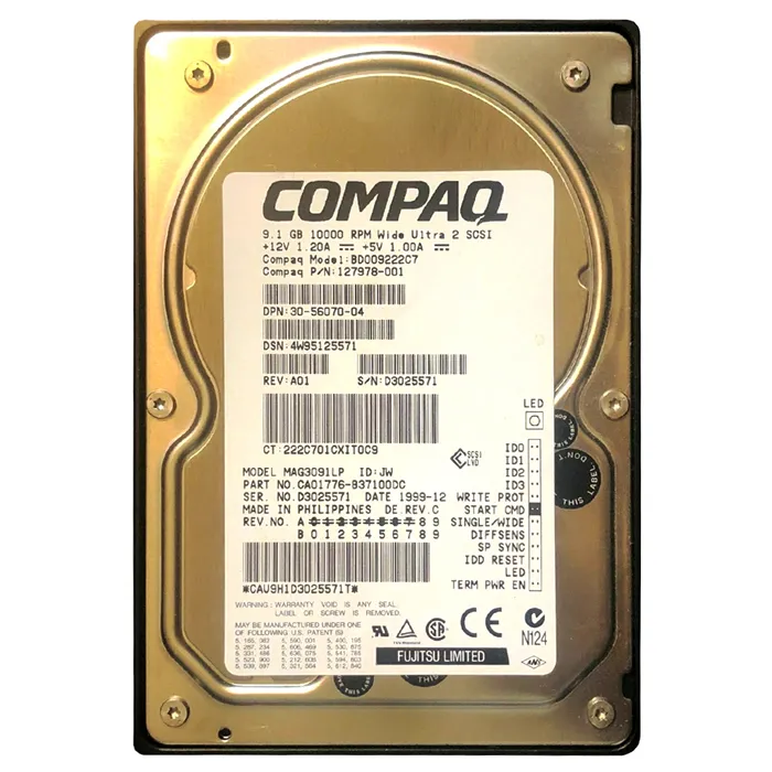 Fujitsu MAG3091LP | 9.1GB 10000RPM Wide Ultra2 SCSI 68-Pin 1MB Cache 3.5-Inch Hard Drive Refurbished - Fujitsu refurbished available on Gotodirect