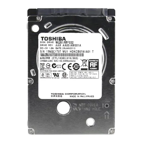 Toshiba MQ01ABF032 | 320GB 5400RPM SATA 6Gb/s 8MB Cache 2.5-Inch Hard Drive Refurbished - Toshiba refurbished available on Gotodirect